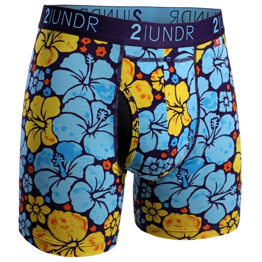 2UNDR Swing Shift Boxer Brief - Flower Power