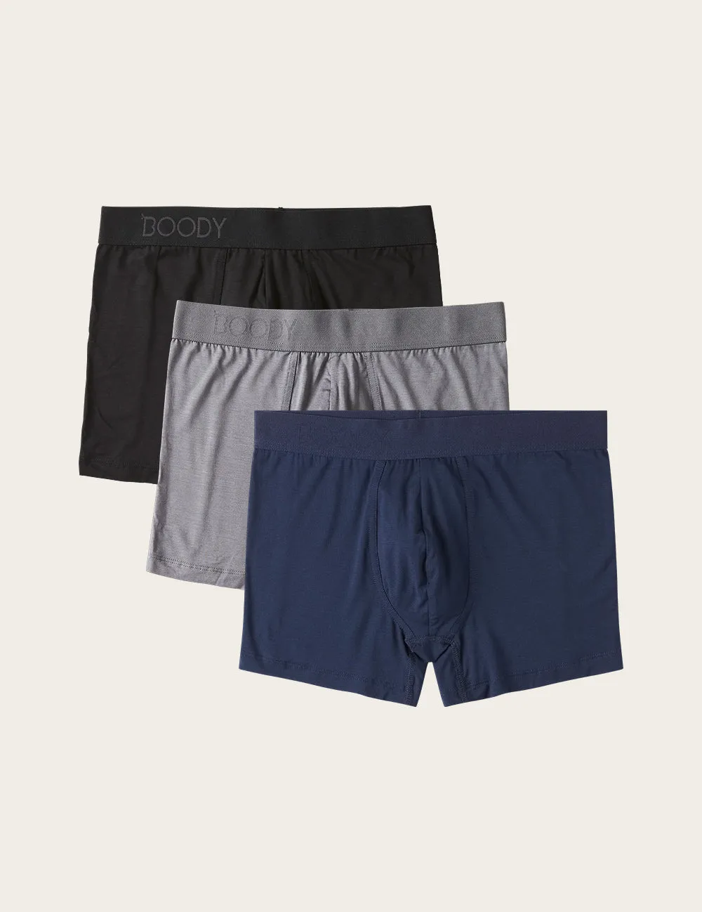 3-Pack Giftbox - Men's Everyday Boxer Briefs - Black/Ash/Navy