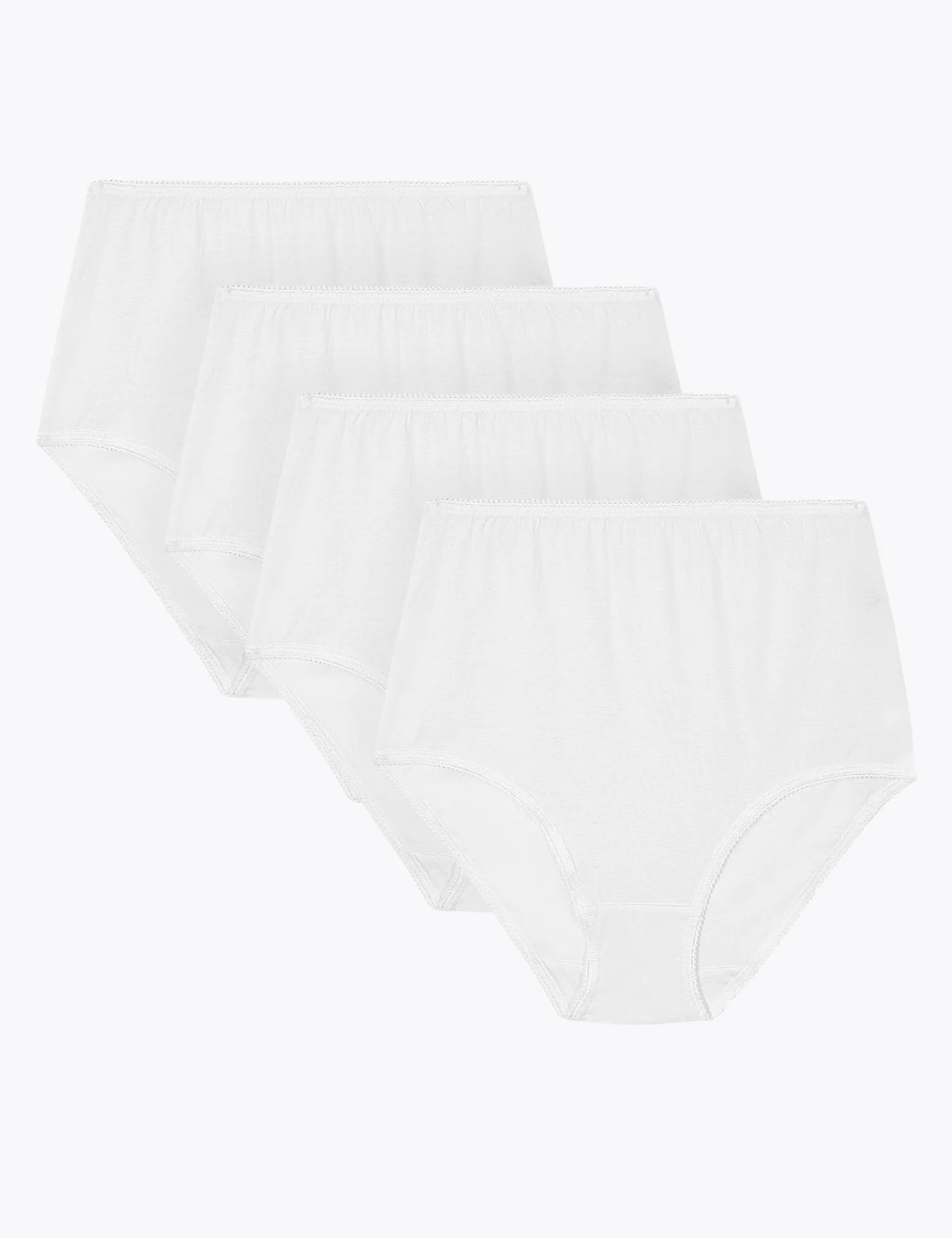 4pk Pure Cotton Full Briefs