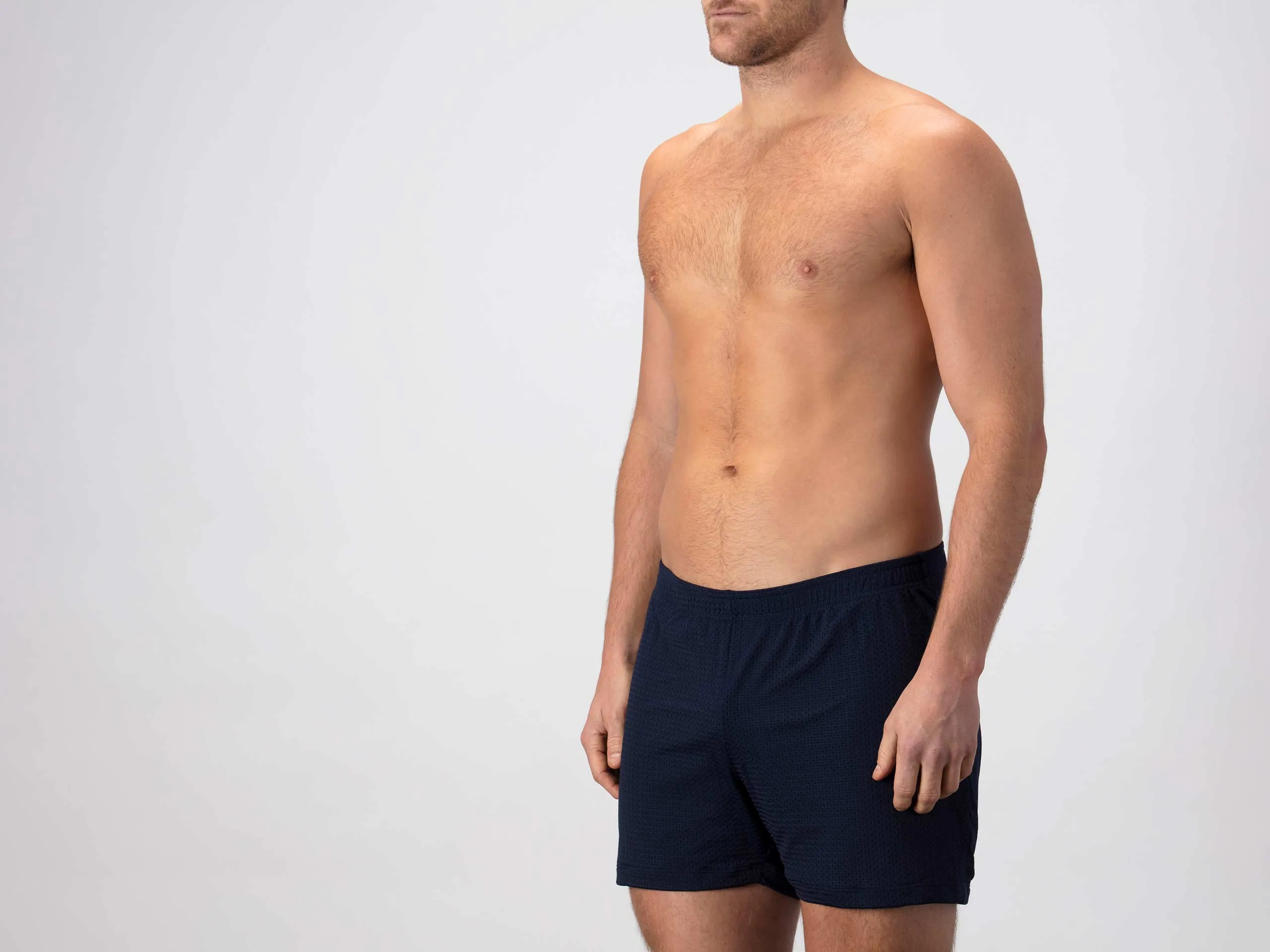 4" Lounge Short ~ Navy Blue