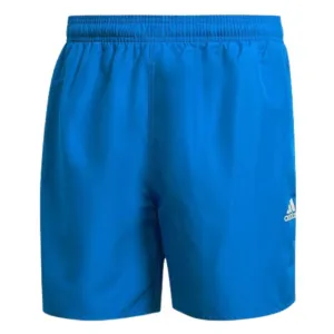 Adidas Solid Swim Men Swim Short Glow Blue