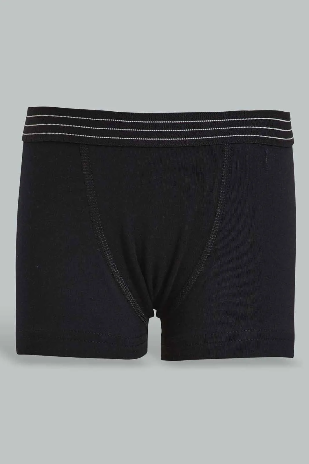 Black Boxers Set For Boys (Pack of 3)