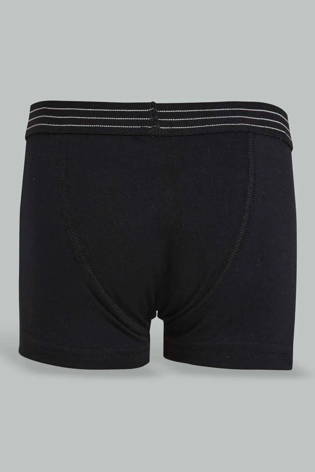 Black Boxers Set For Boys (Pack of 3)