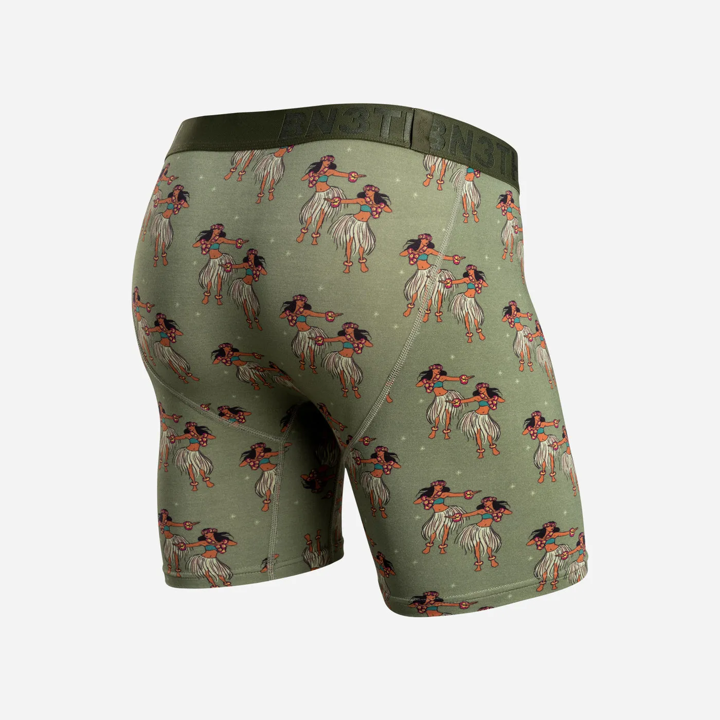 BN3TH CLASSIC BOXER BRIEF - HULA DANCERS GREEN