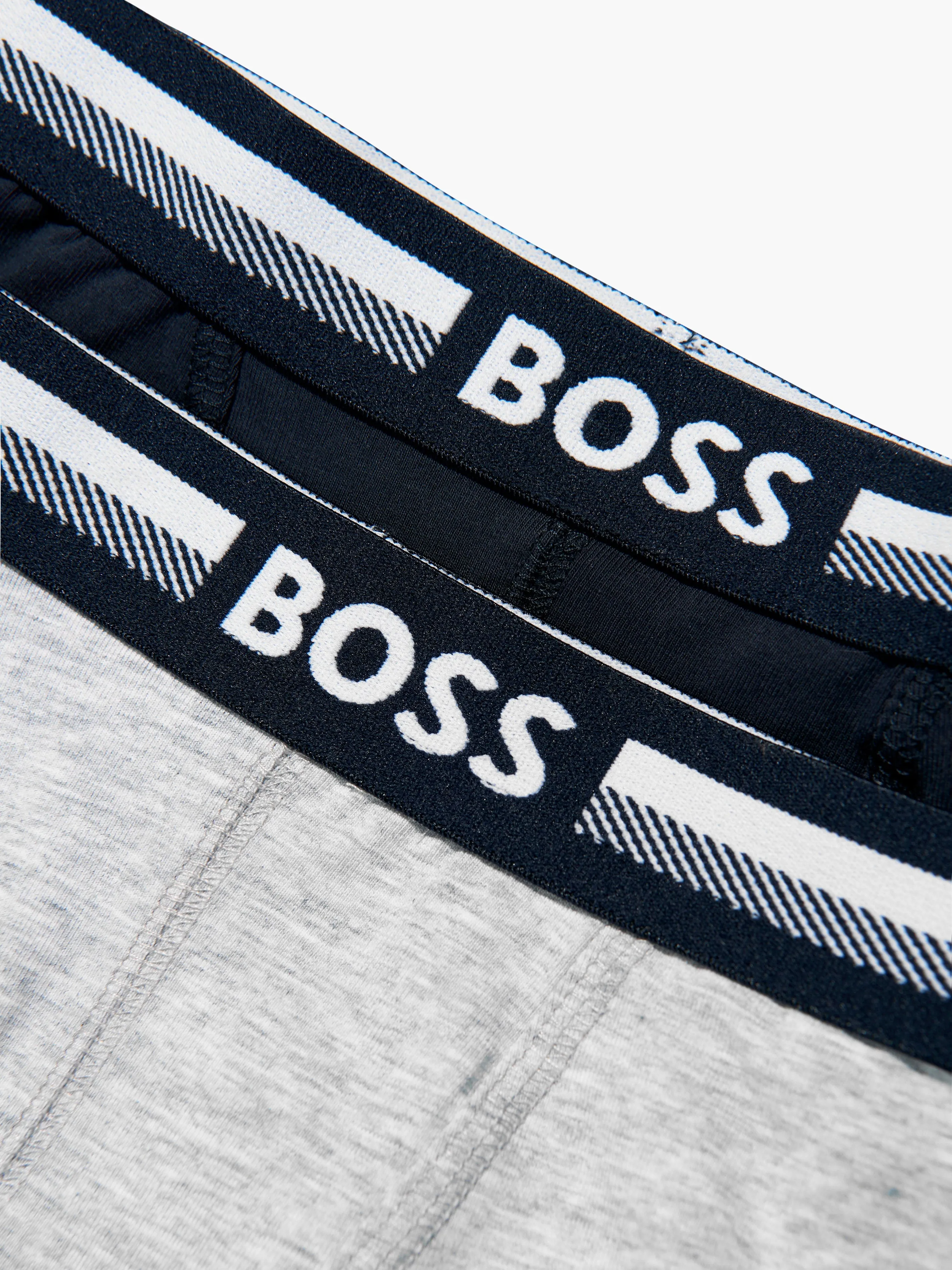 BOSS Boys Boxer Shorts Set (2 Pack) In Navy