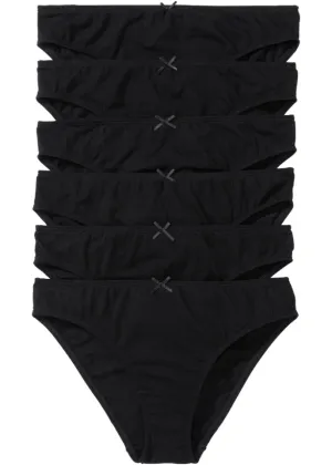 Briefs (pack of 6 pieces) Bpc Bonprix Collection, black