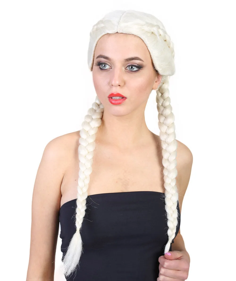 Celebrity Womens Boxer Braid Wig | Blonde Celebrity Wig | Premium Breathable Capless Cap