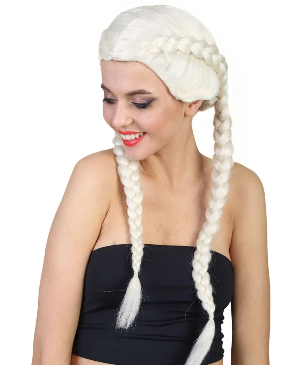 Celebrity Womens Boxer Braid Wig | Blonde Celebrity Wig | Premium Breathable Capless Cap