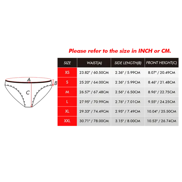 Custom Face Couple Underwear Personalised Boxer Briefs and Panties Valentine's Day Gifts