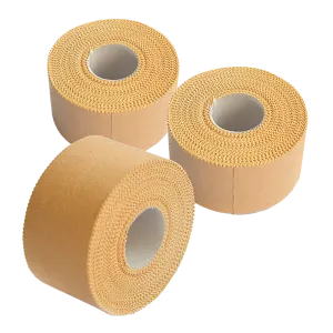 Durable Rayon Rigid Sports Strapping Tape - 3 Rolls