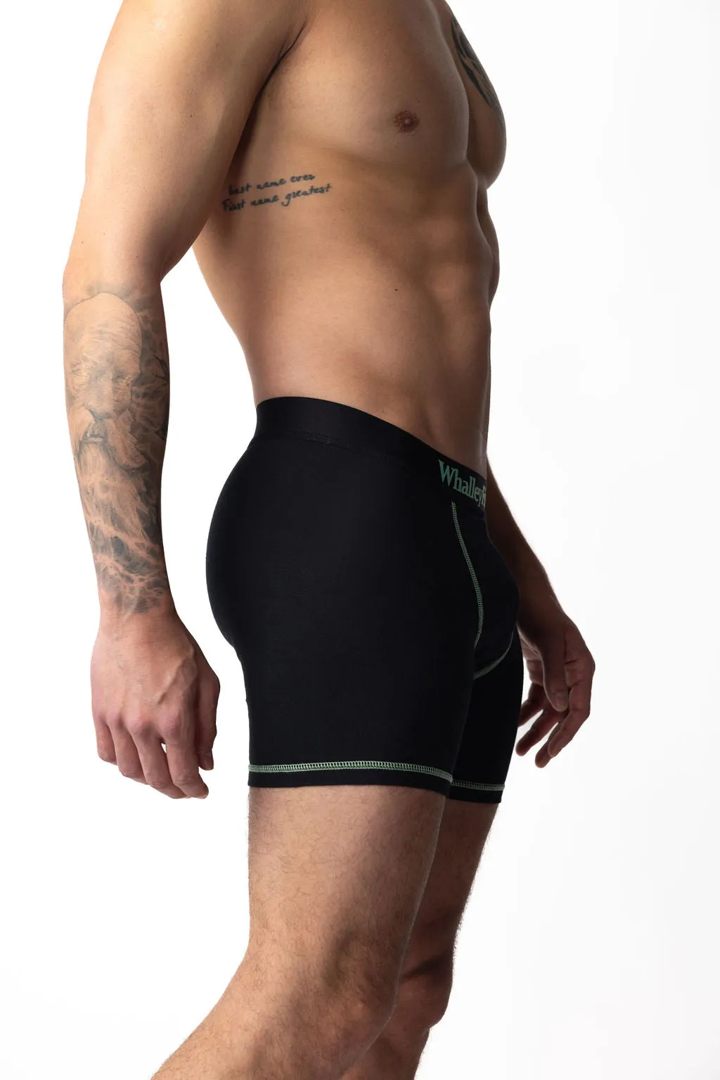 Everyday Vibe Black-Mint Boxer Brief