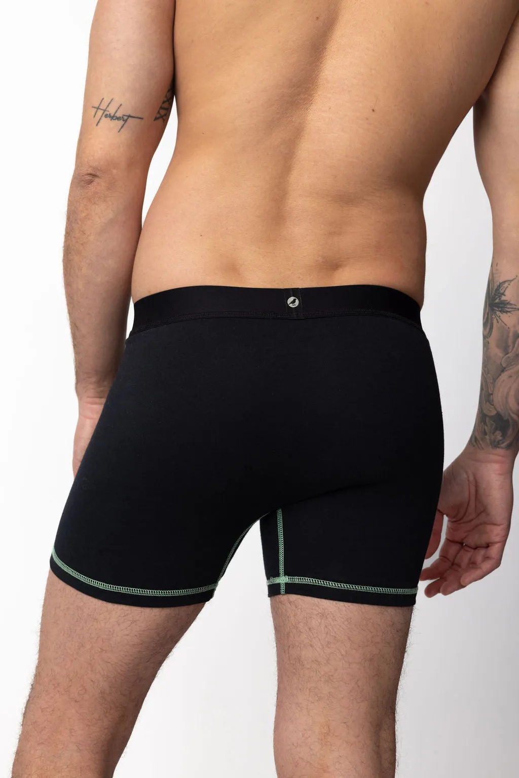 Everyday Vibe Black-Mint Boxer Brief