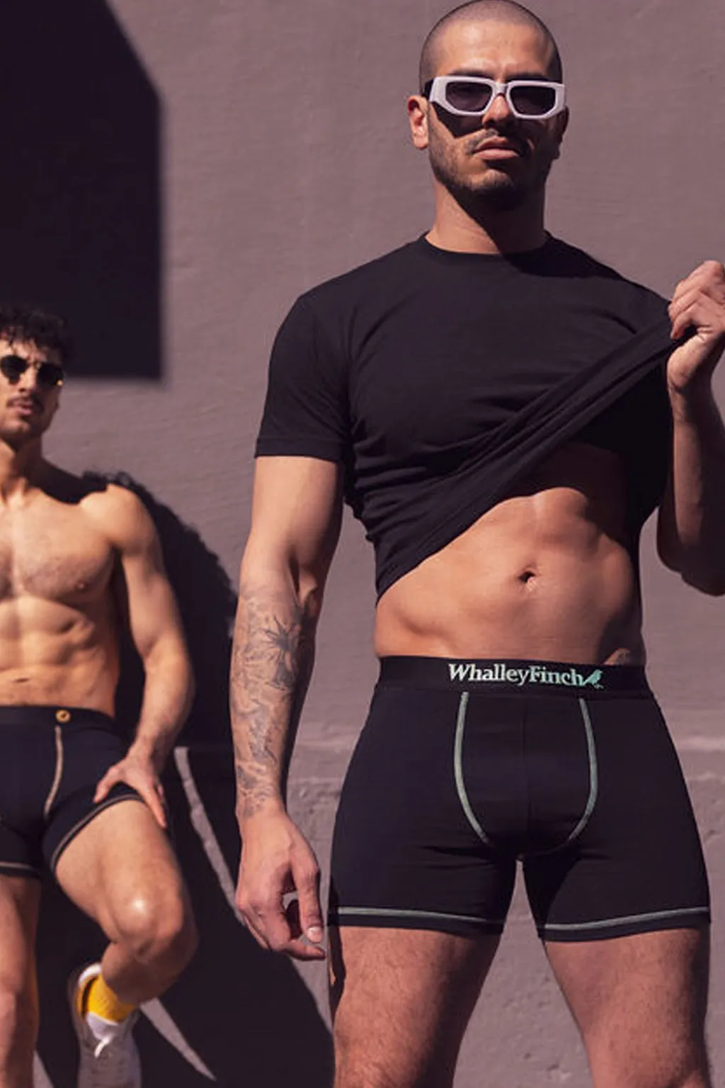 Everyday Vibe Black-Mint Boxer Brief