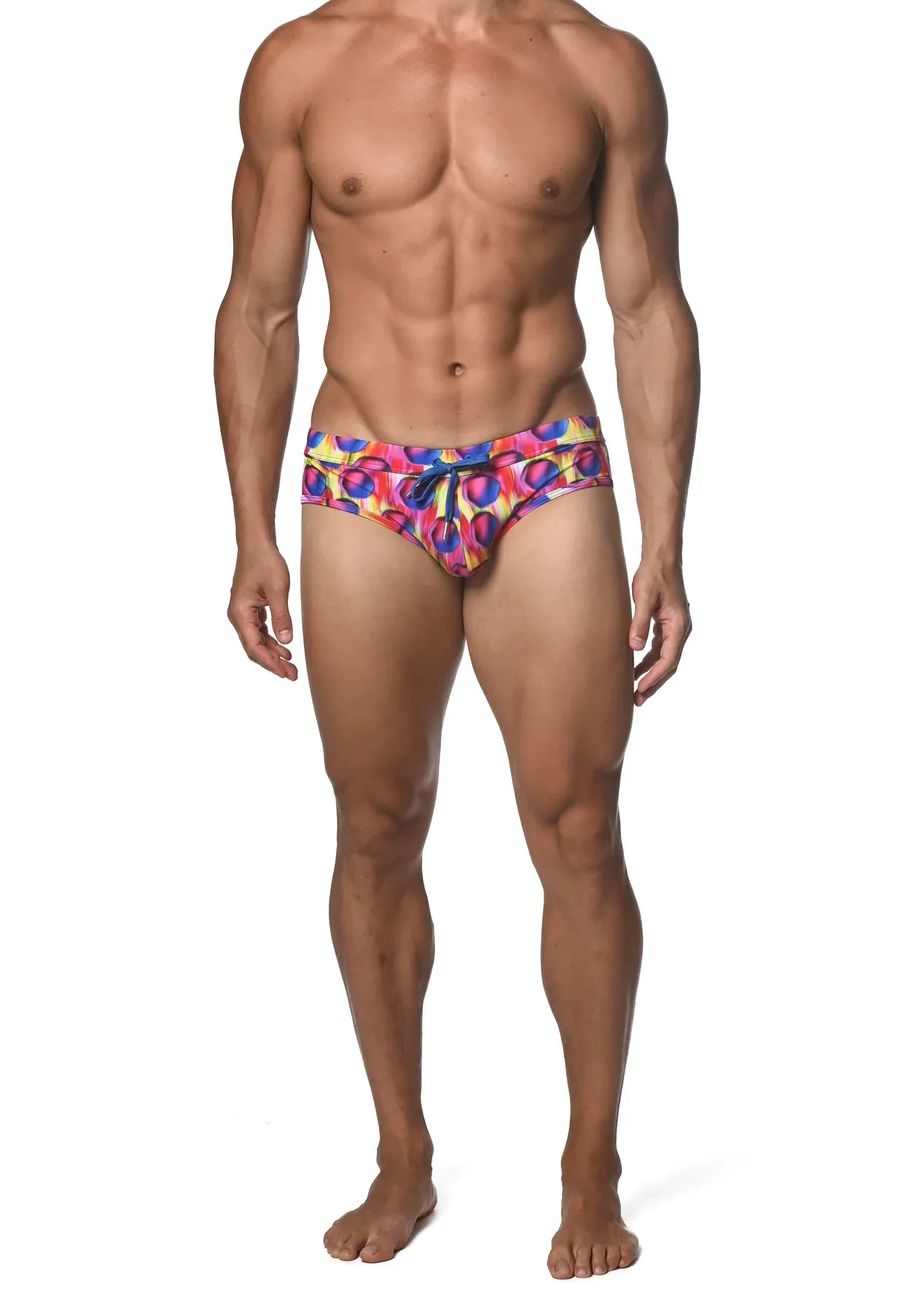 FREESTYLE SWIM BRIEF - ROYAL HEX