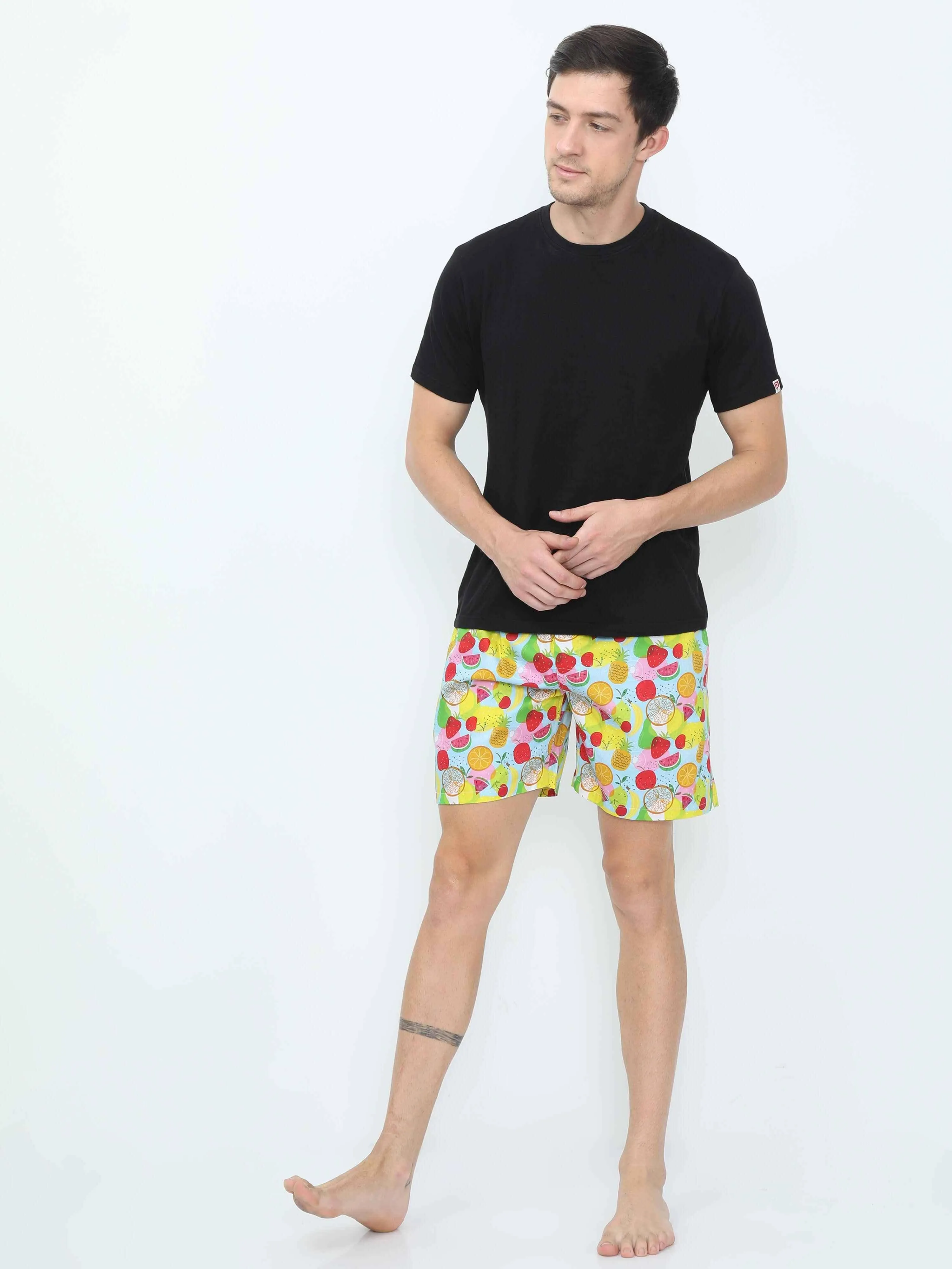 Fruits Digital Printed Men's Boxer