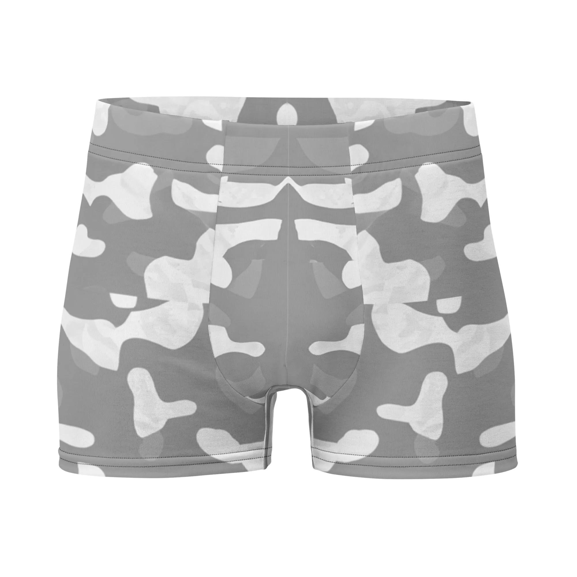 Grey Camo Boxer Briefs