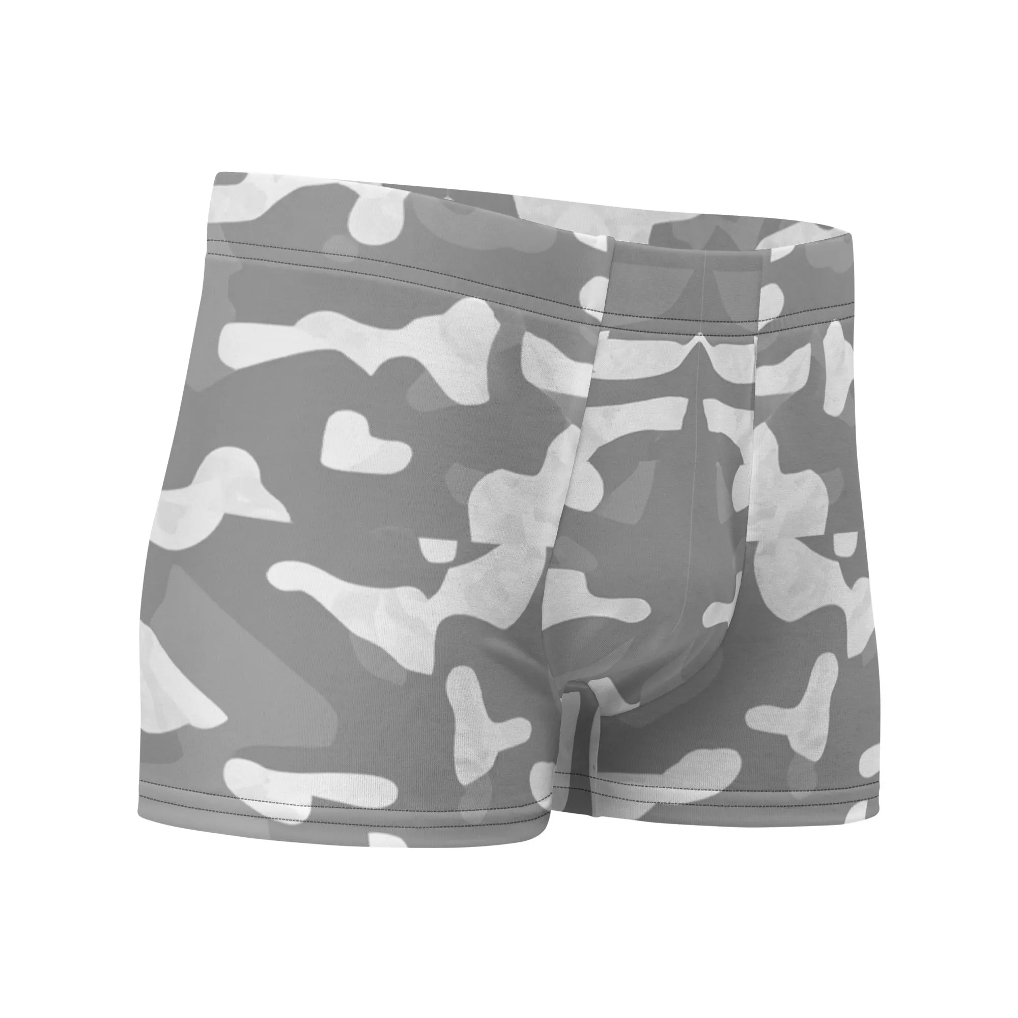 Grey Camo Boxer Briefs