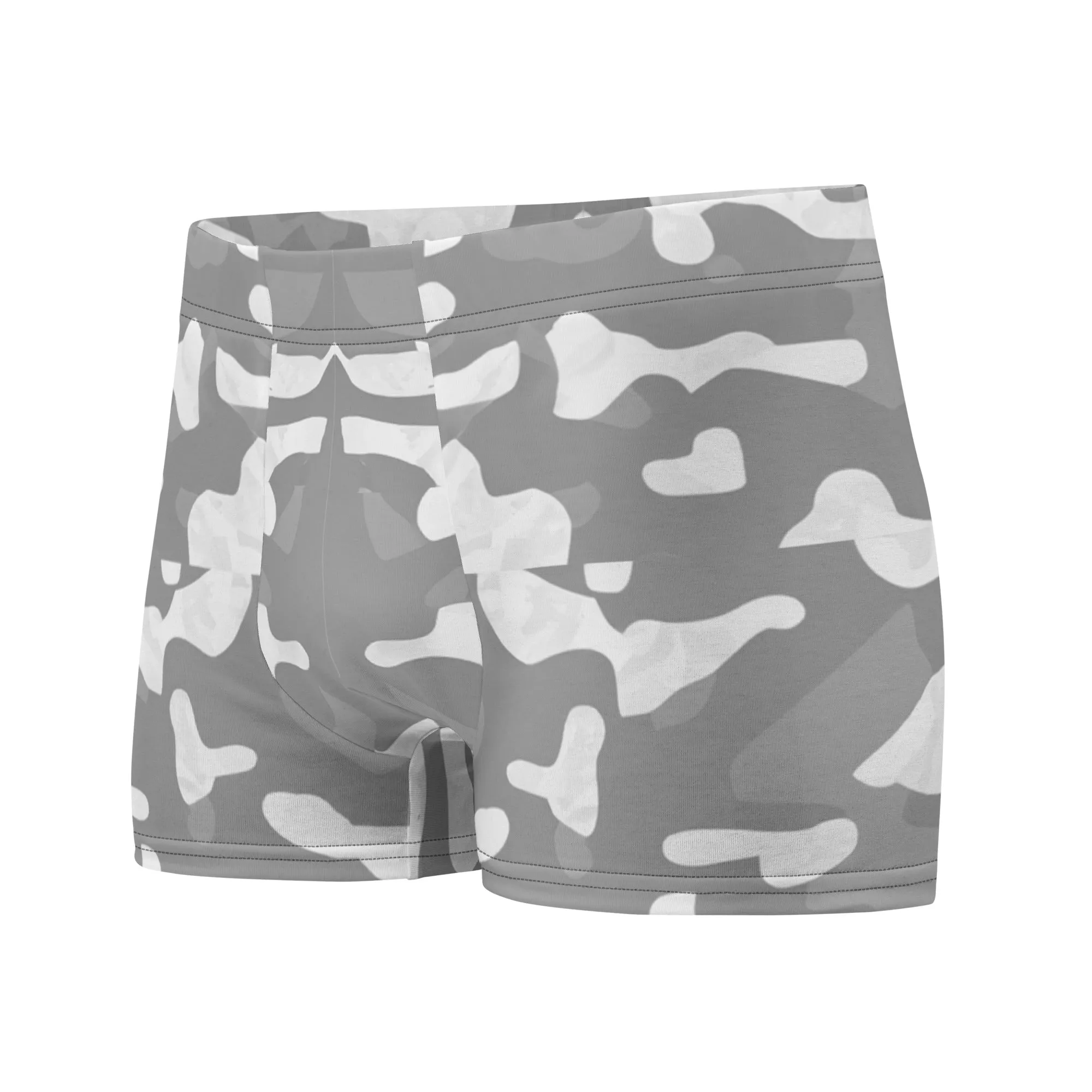 Grey Camo Boxer Briefs