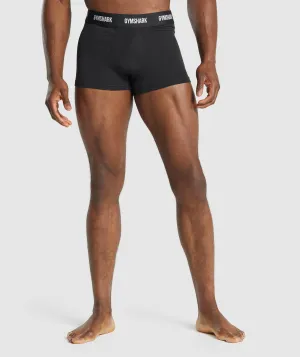 Gymshark Trunk 2pk - Black