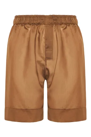 Iberis Long Boxer Shorts Brown