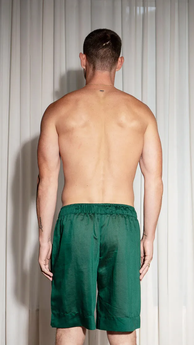 Iberis Long Boxer Shorts Green