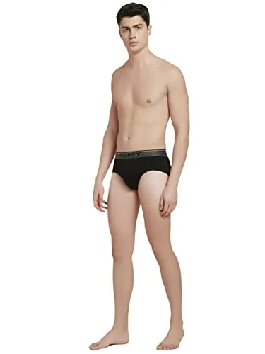 Jockey Men's cotton Briefs (Pack of 1) (8037-0110- Black L_Black_L)