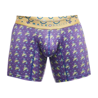 Male Basics Hipster Mid Thigh Boxer Brief Harmony Purple