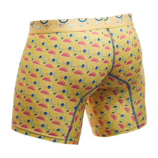 Male Basics Hipster Mid Thigh Boxer Brief Radiance Yellow