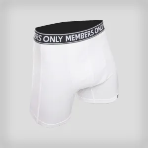 Members Only Members Only Men's 3PK Cotton Spandex Boxer Brief - White