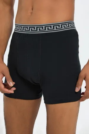 Men Black Hipster Brief Set (Pack of 2)