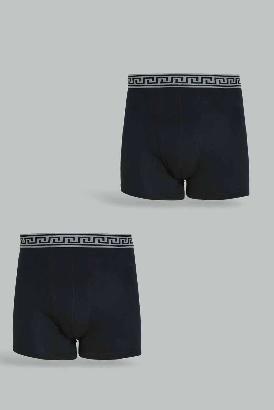 Men Black Hipster Brief Set (Pack of 2)