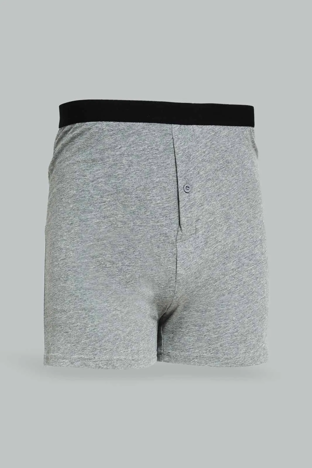 Men Grey Loose Fit Boxers Set (Pack of 2)