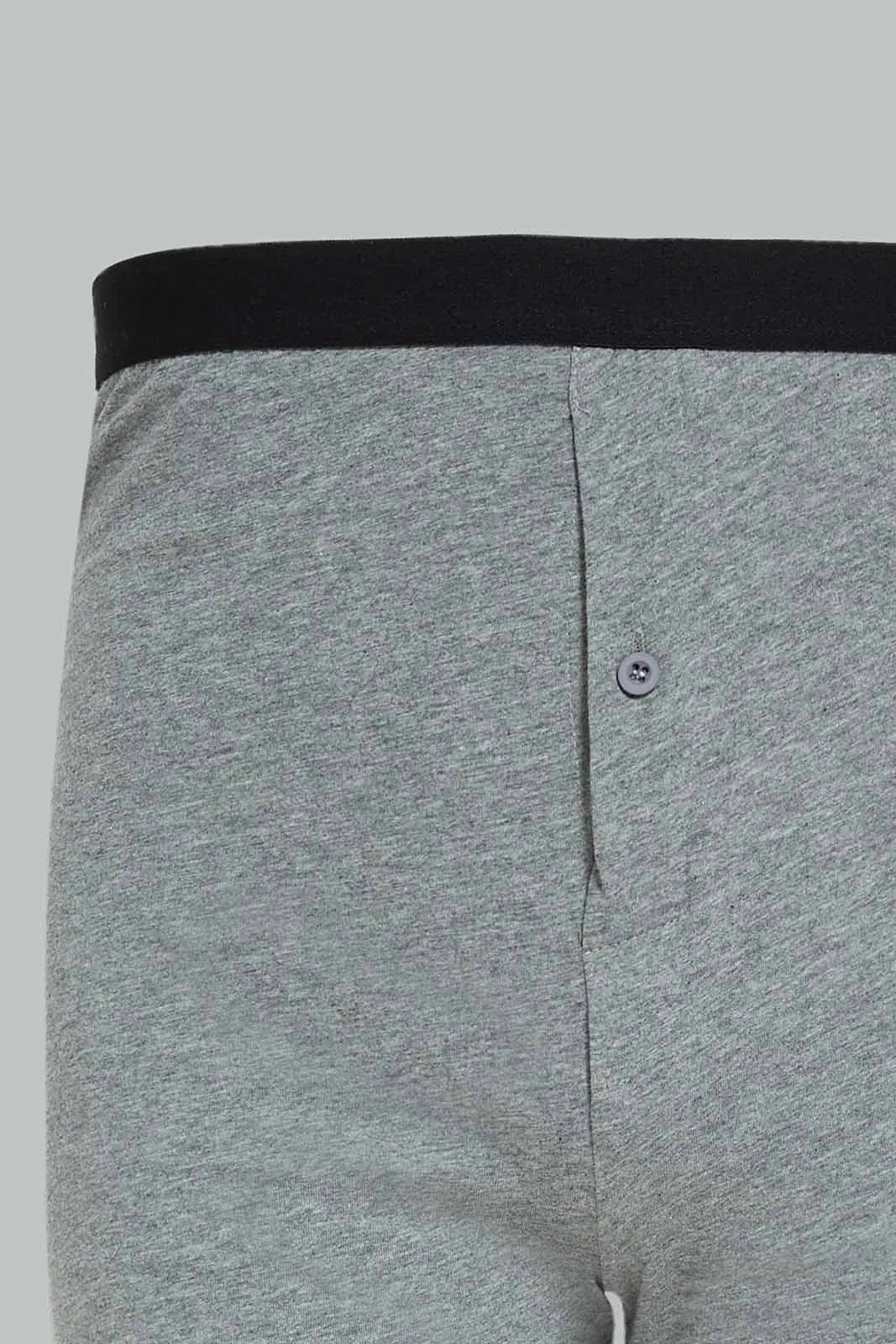 Men Grey Loose Fit Boxers Set (Pack of 2)