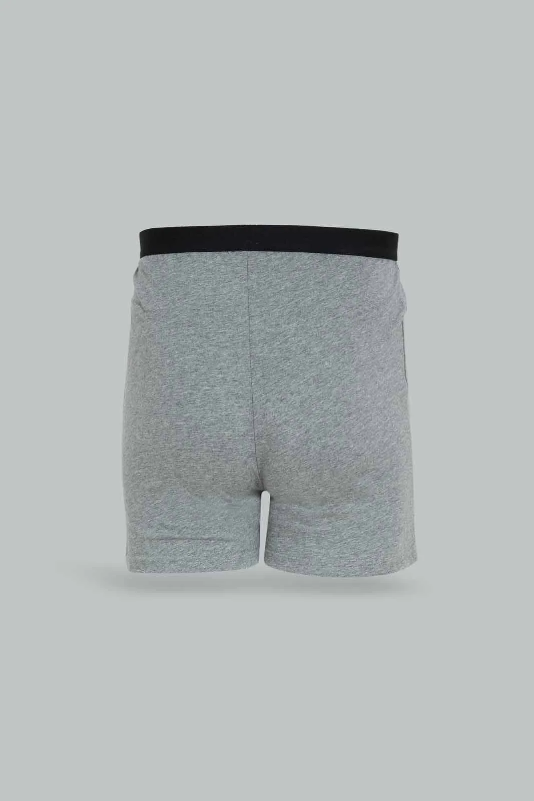 Men Grey Loose Fit Boxers Set (Pack of 2)