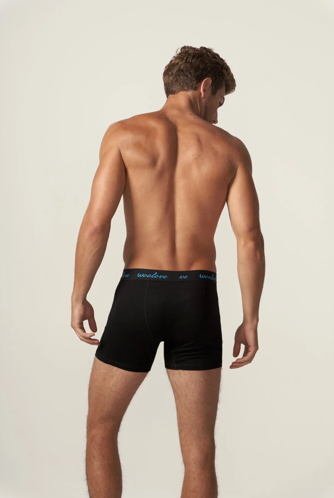 Men's 100% Merino Wool Boxer Brief Underwear