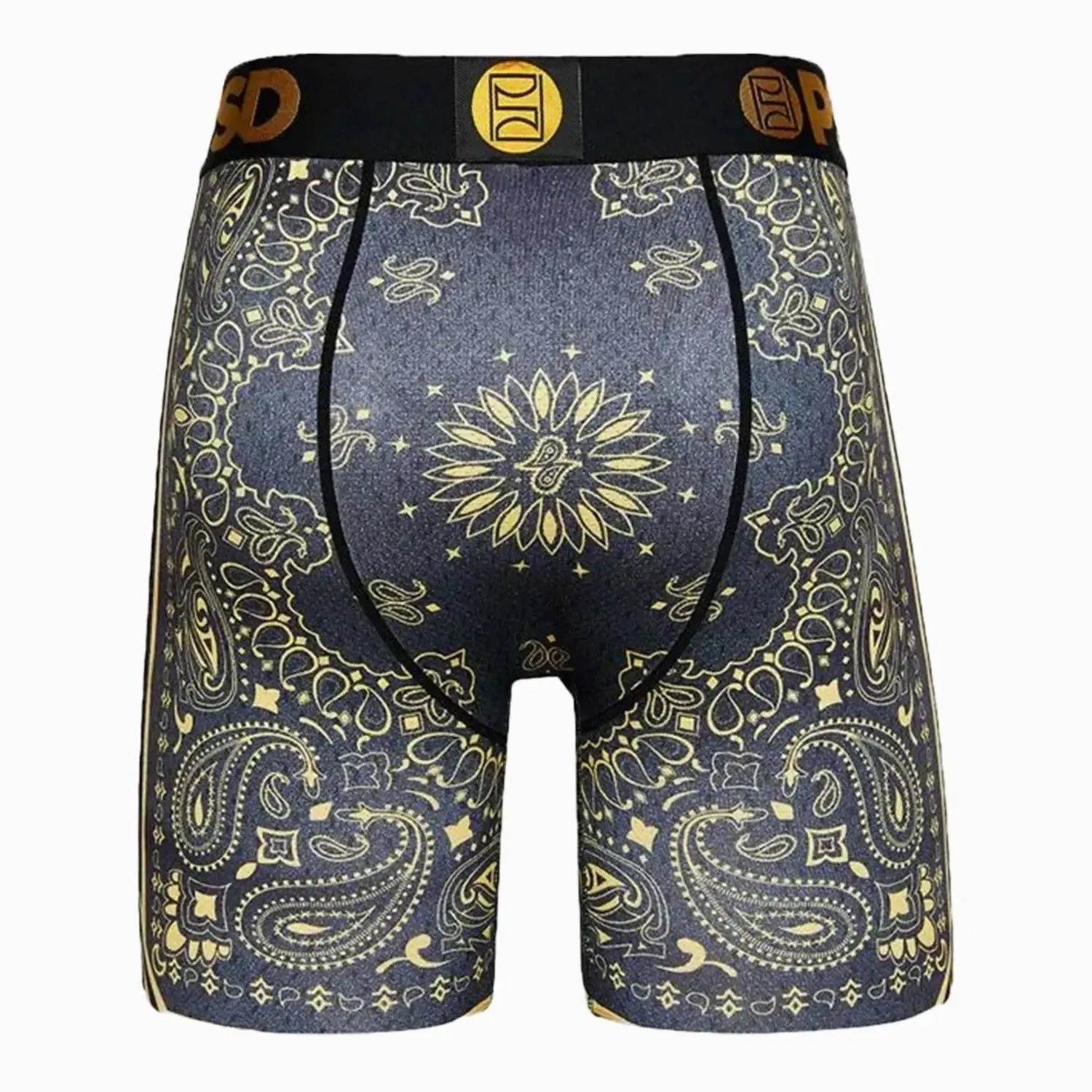 Men's Baller Bandana Gold Mesh Boxers