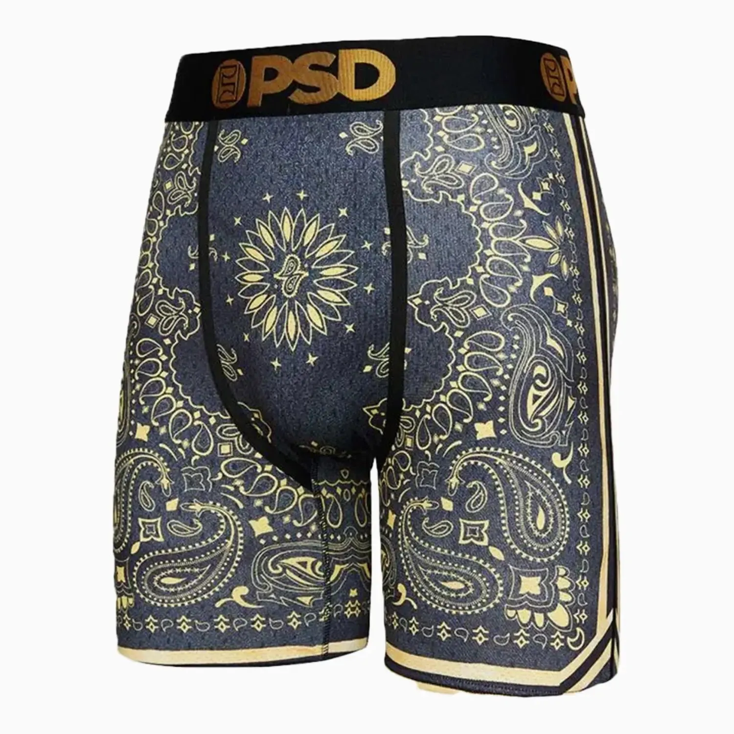 Men's Baller Bandana Gold Mesh Boxers