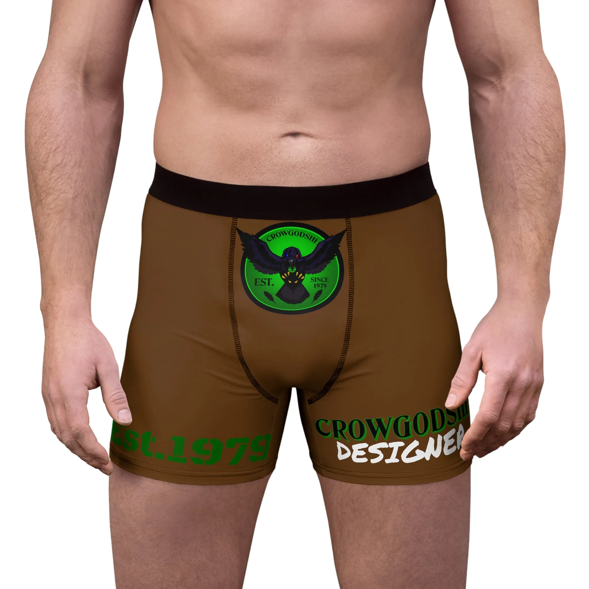 Men's Brown CD Est.1979 Boxer Briefs