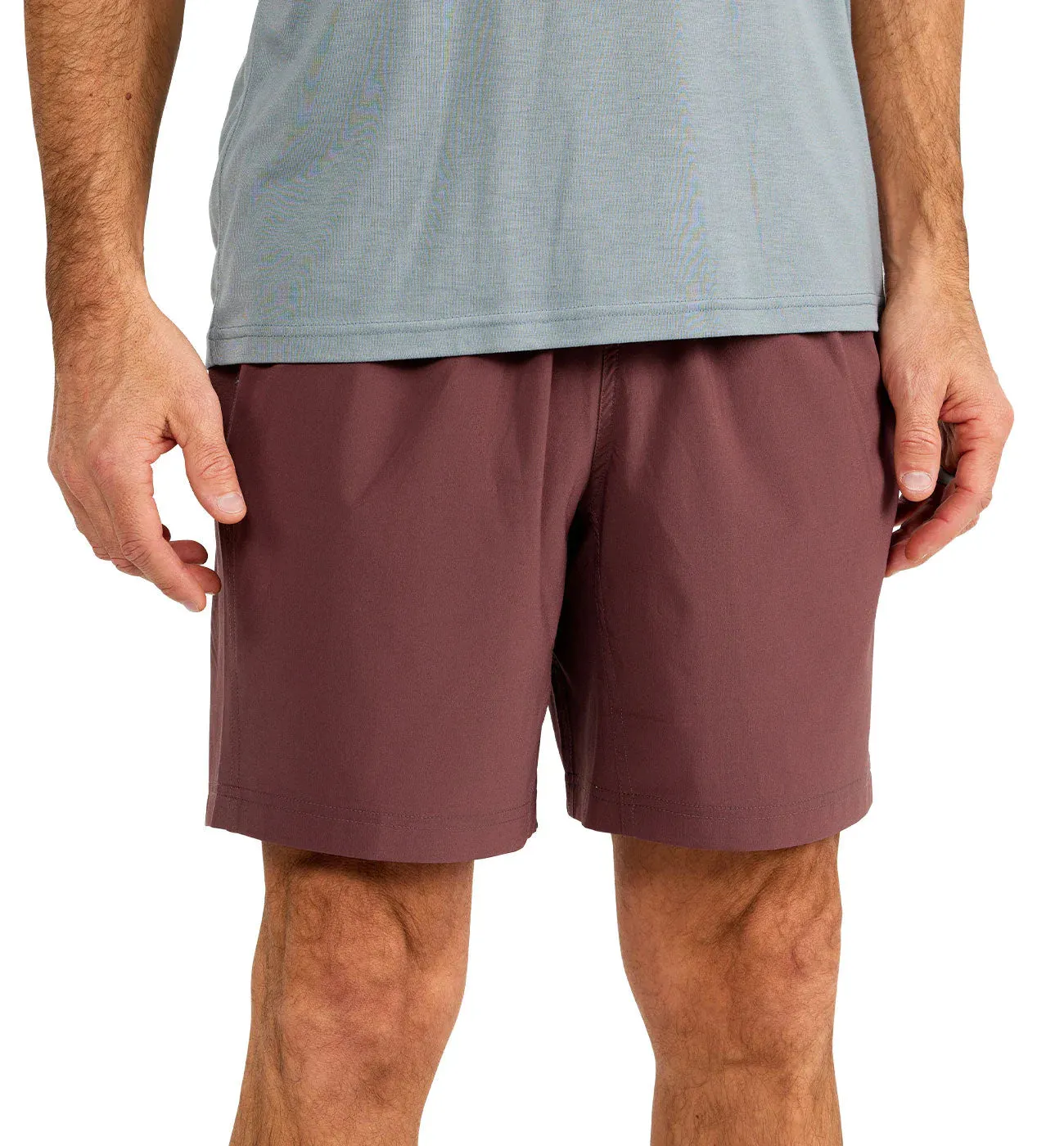 Men's Lined Breeze Short – 7" - Garnet