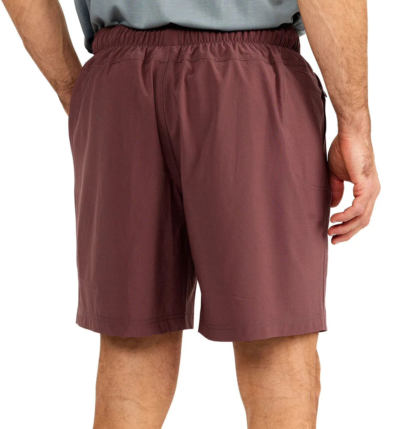 Men's Lined Breeze Short – 7" - Garnet