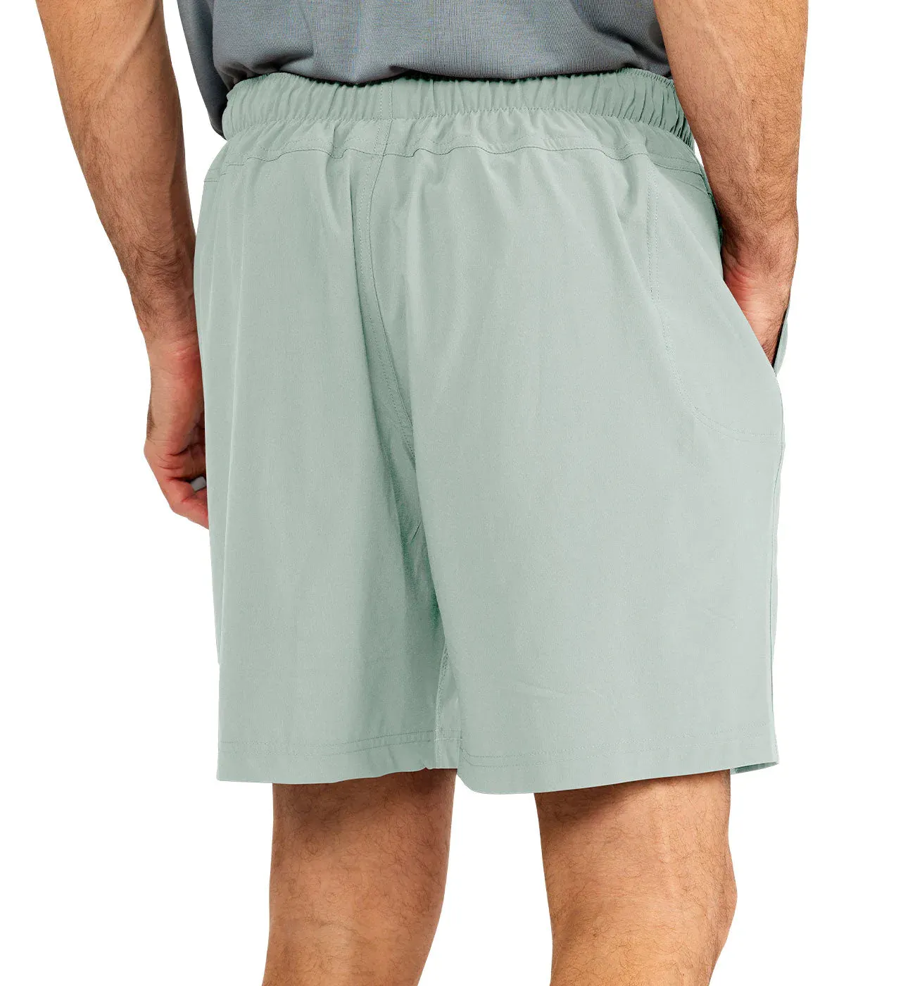 Men's Lined Breeze Short – 7" - Green Haze