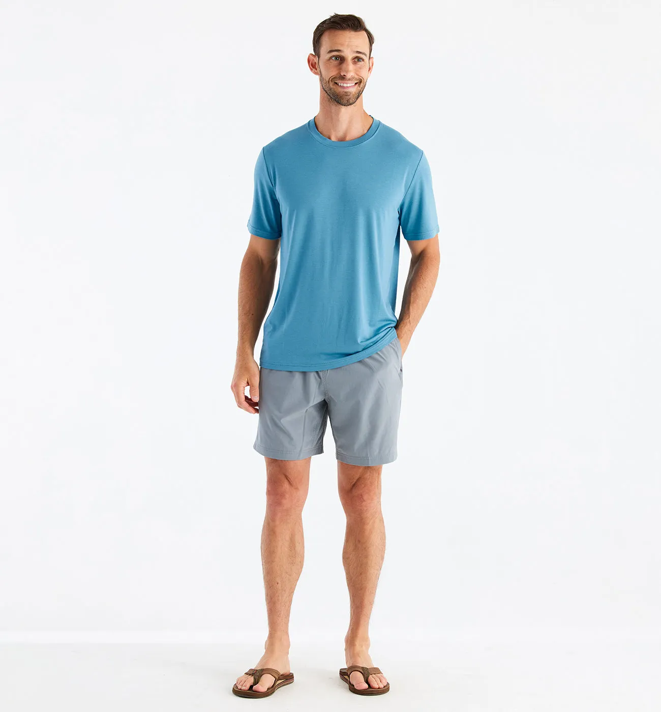 Men's Lined Breeze Short – 7" - Slate