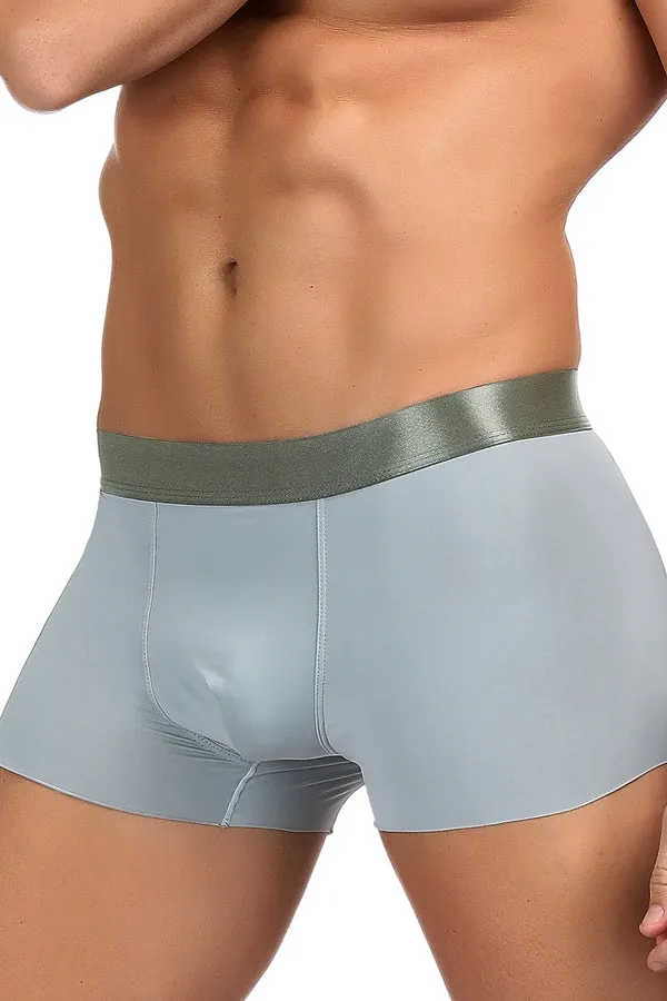 Men's Model Gray Boxer Brief