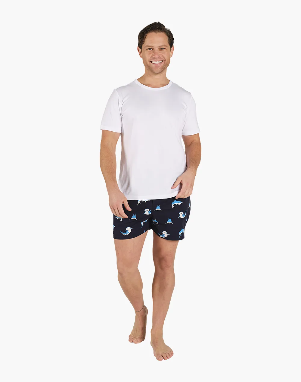 MENS SHARK BAMBOO BOXER SHORT