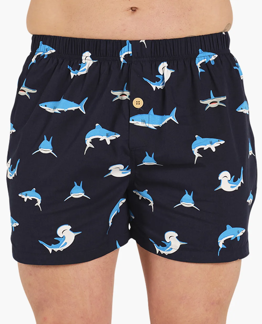 MENS SHARK BAMBOO BOXER SHORT