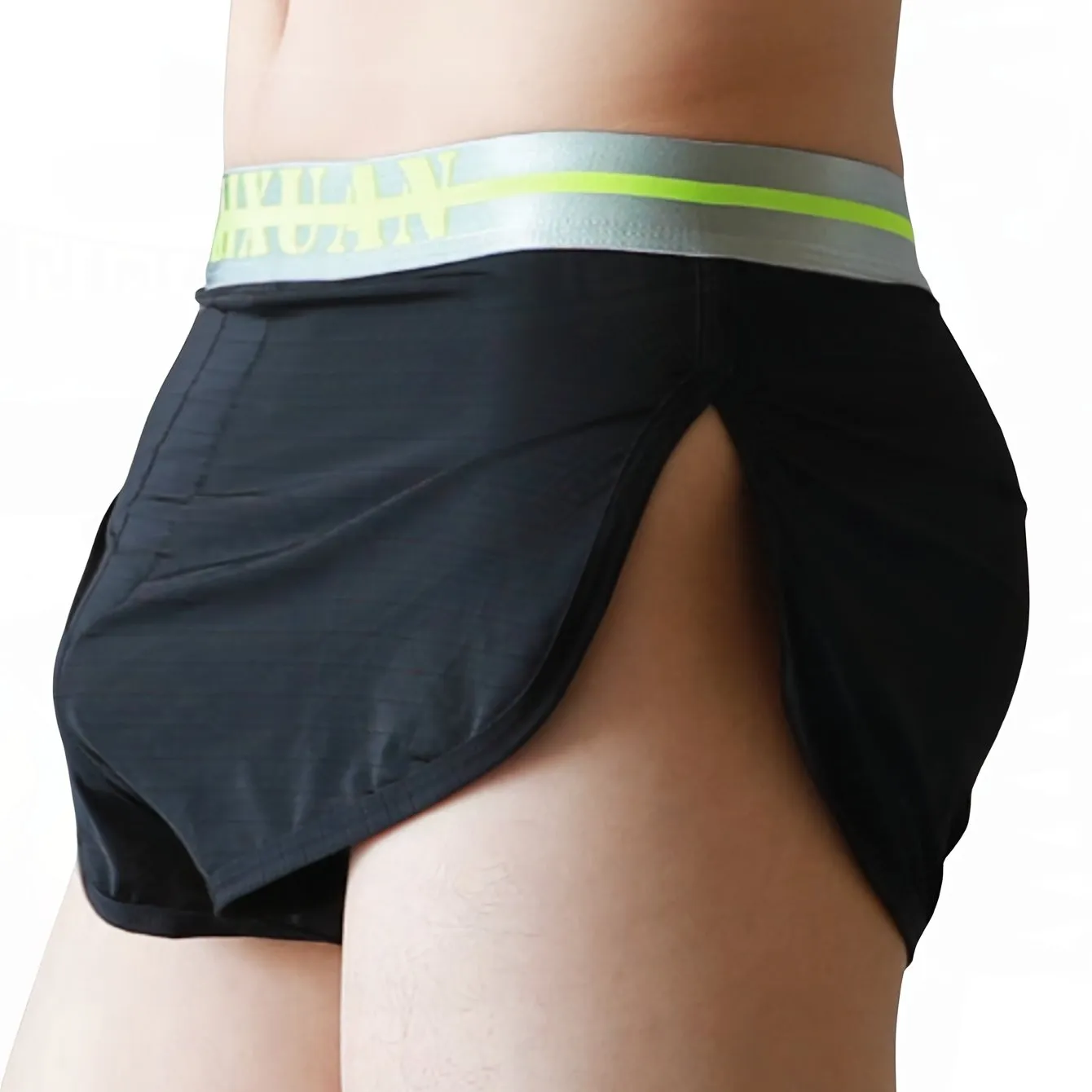 Men's Slim-Fit Elastic Boxer Shorts, Comfortable Casual Home Wear Arrow Pants