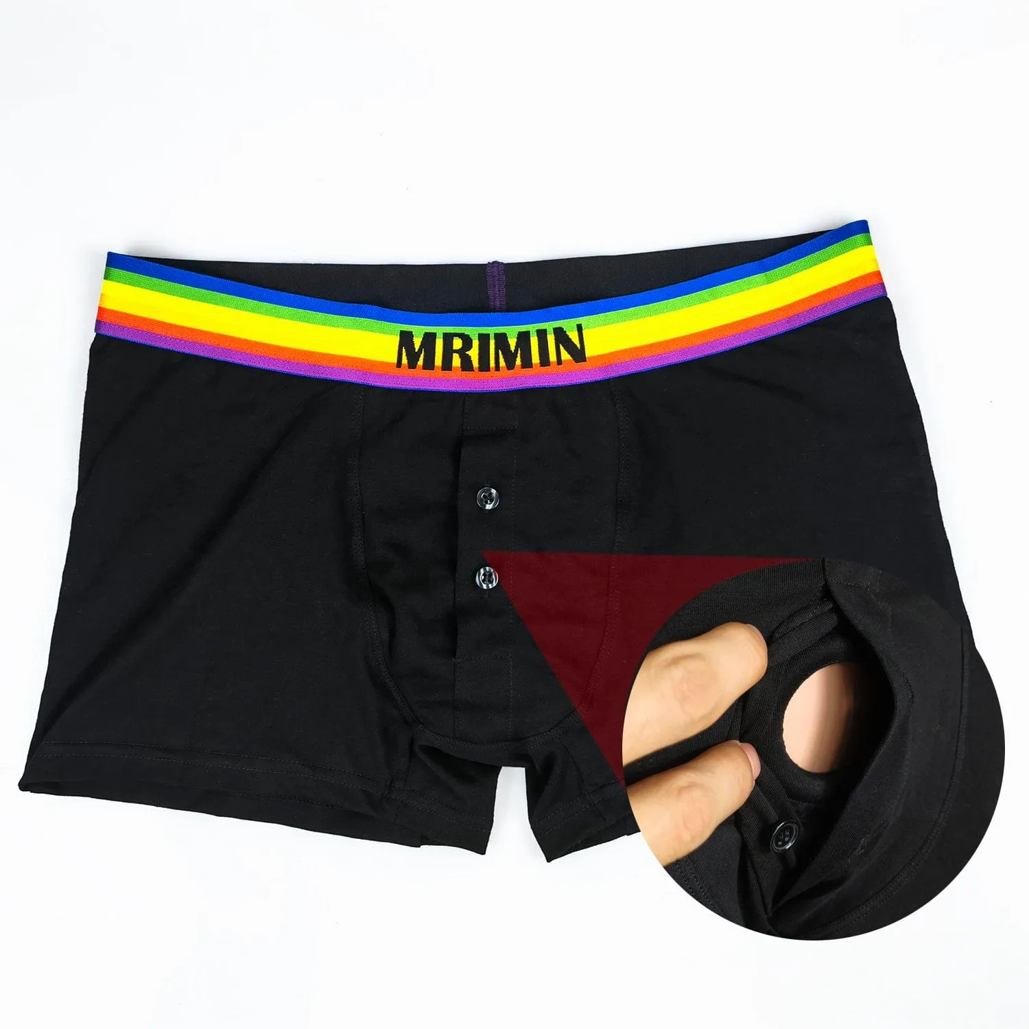 MRIMIN FTM Packer Wear Gear Sports Boxer Strap-On Harness Underwear For Lesbian Transgender -UD08