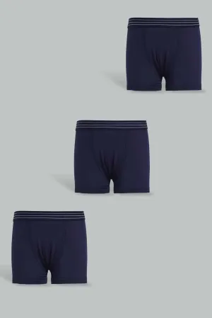 Navy Boxer Pack (3 Piece)