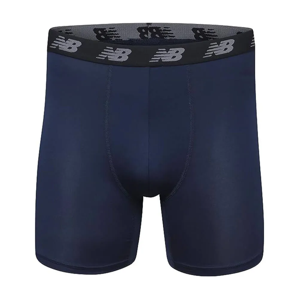 New Balance Men's Standard Boxer Briefs, light blue/blue/dark blue