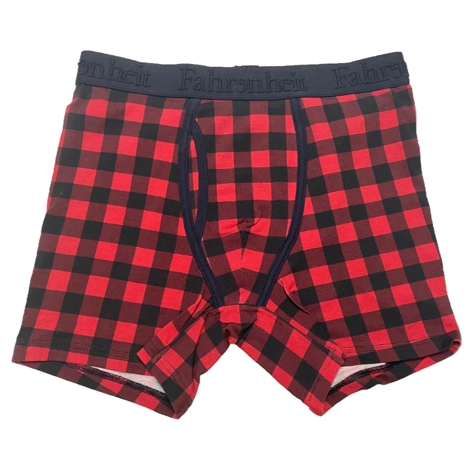 Newman Boxer Brief/ Red Buffalo Check